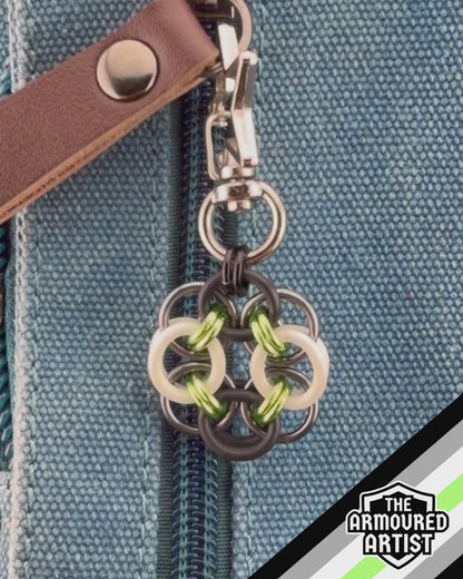 Agender Flexible Helmchain Keychains