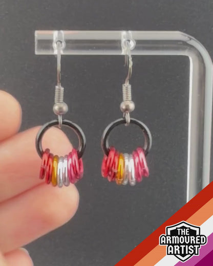 Lesbian Small Ringlette Earrings