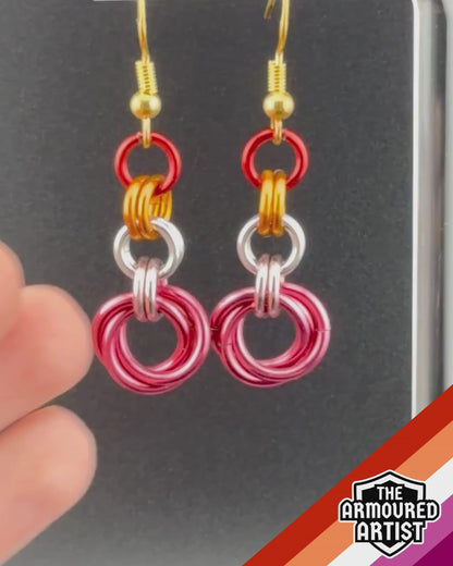 Lesbian Dangling Earrings