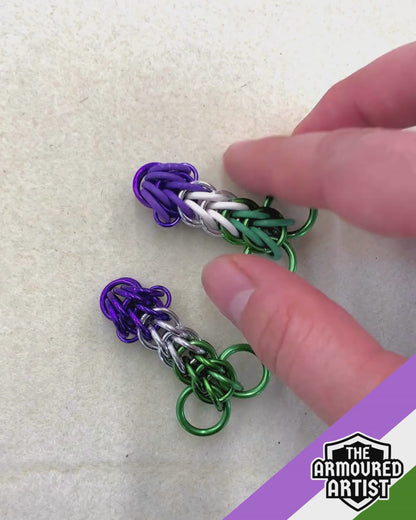 Genderqueer Pocket Rocket Keychains/Necklaces