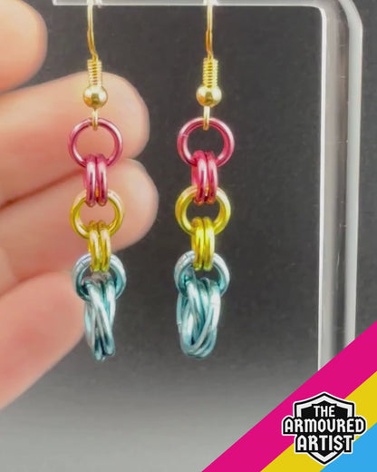 Pansexual Dangling Earrings