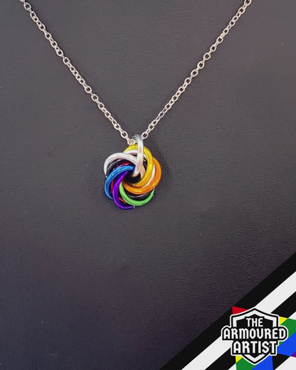 Ally Spiral Chainmail Necklaces