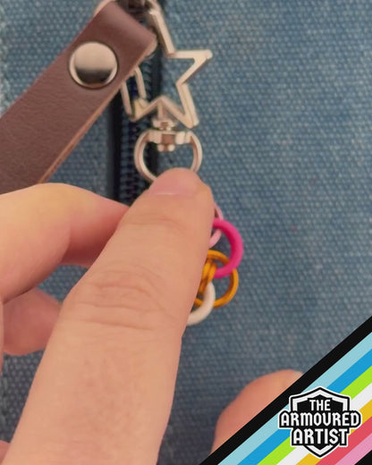 Queer Flexible Helmchain Keychains