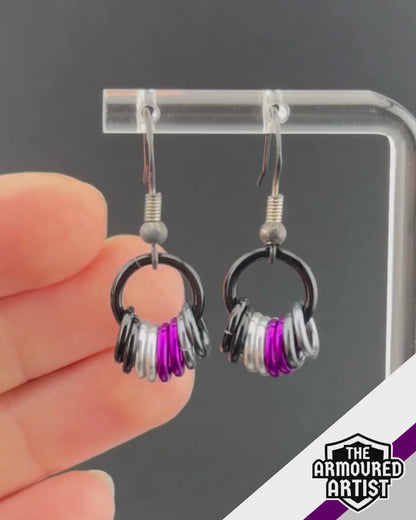 Demisexual Small Ringlette Earrings
