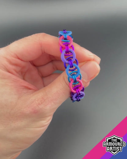 Bisexual Stretchy Helmchain Bracelets