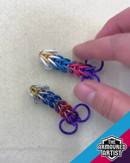 Polymory (New Flag) Pocket Rocket Keychains/Necklaces