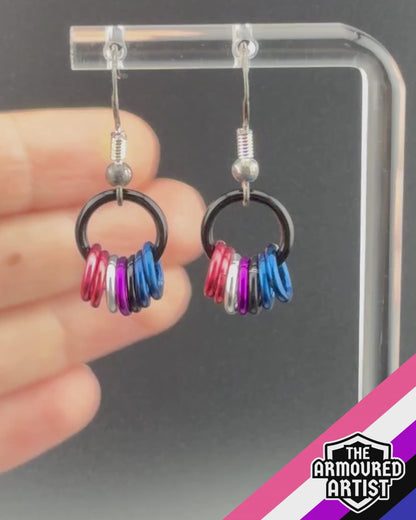 Genderfluid Small Ringlette Earrings