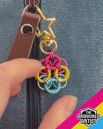 Pansexual Flexible Helmchain Keychains