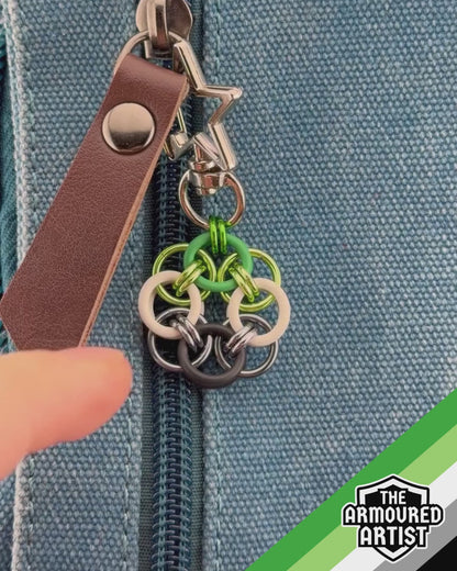 Aromantic Flexible Helmchain Keychains