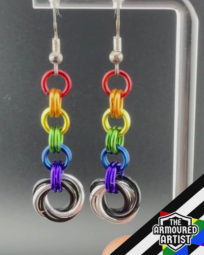 Ally (Classic Flag) Dangling Earrings