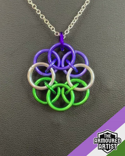 Genderqueer Helmchain Necklaces