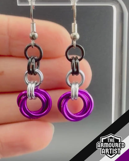 Asexual Dangling Earrings