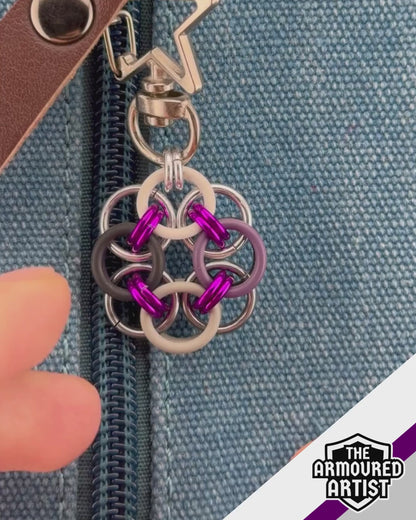 Demisexual Flexible Helmchain Keychains
