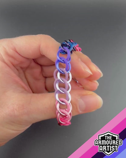 Omnisexual Stretchy Chainmail Bracelets