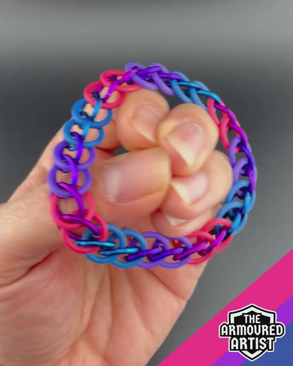 Bisexual Stretchy Chainmail Bracelets