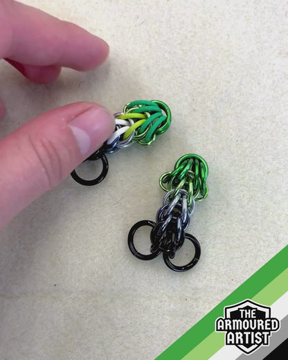 Aromantic Pocket Rocket Keychains/Necklaces